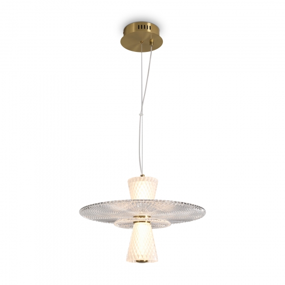 Подвесной светильник Grail латунный, стекло и акрил 1