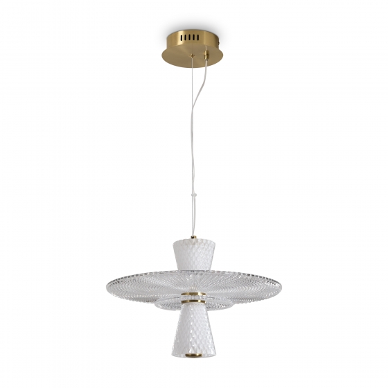 Подвесной светильник Grail латунный, стекло и акрил 5