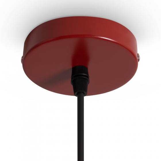 Подвесной светильник Barries Красный, стекло, 150 мм 2