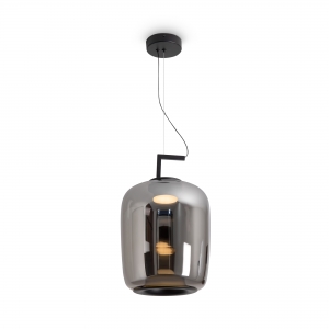 Подвесной светильник Clod дымчатый металл
