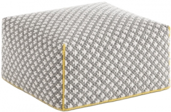 Пуф с чехлом из шерсти Silai Big 68X68X35 CM серый