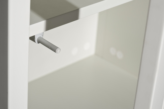 Шкаф-витрина 1 стеклянный фасад с тумбой прикроватной с 2-мя ящиками 8