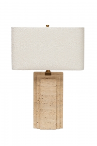 Лампа настольная плафон цвет бежевый Н.66см