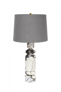 Лампа настольная плафон цвет серый Н.77см