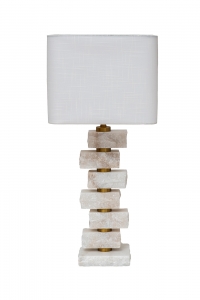 Лампа настольная плафон цвет белый Н.78см