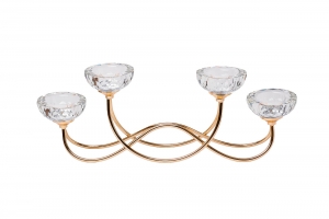 Подсвечник 45X9X15 CMсм цвет золото