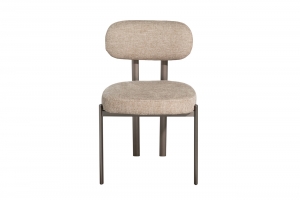 Стул обеденный бежевый 50X55X80 CMсм