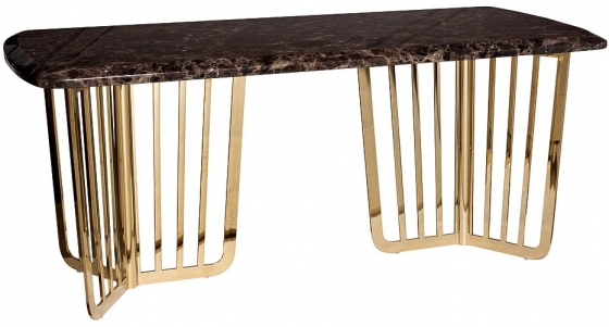 Стол обеденный Dark Emperador 180X90X76 CM 1