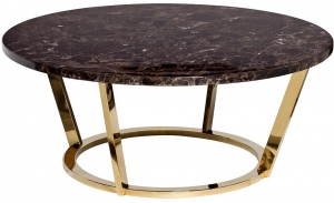 Стол журнальный Dark Emperador 100X100X41 CM