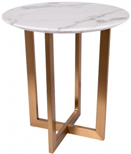 Столик боковой Pearl White 55X55X57 CM