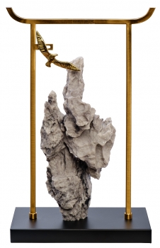 Декор настольный Bird above the Rock 27X12X43 CM