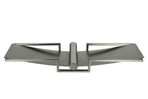 Декоративная ваза матовый никель 18X61X8,3 CM