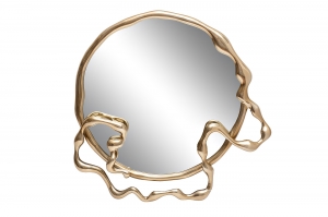 Зеркало "Flow", рама металл. золото 77X10X11 CMсм