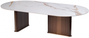 Стол журнальный овальный Chota 130X65X38 CM