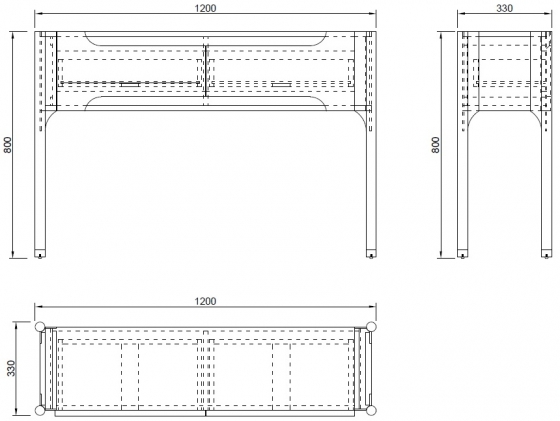 Консоль Grimaldi 120X33X80 CM 8