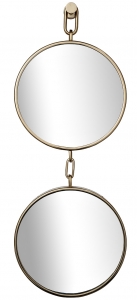 Зеркало на подвесе двойное Adur 35X86 CM