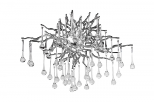 Бра 50*40см, металл цвет хром