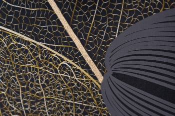 Холст Golden Leaves 70X100 CM