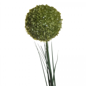 Декоративная искусственная ветвь алиума, зелёная 78 CM