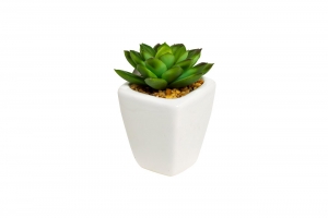 Искусственный суккулент в керамическом горшке 7X5X9 CM