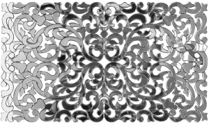 Зеркальное панно декоративное Ella 154X90 CM