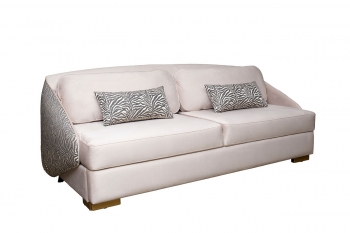 Диван Palazzo 240М трёхместный раскладной бежевый с принтом Colt002+Ana Beg 105X95X240 CM
