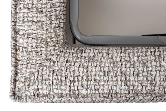 Детская угловая кровать Runa-80 с обивкой из шенилла, серый Seppia Ser 114X215X80 CM 5