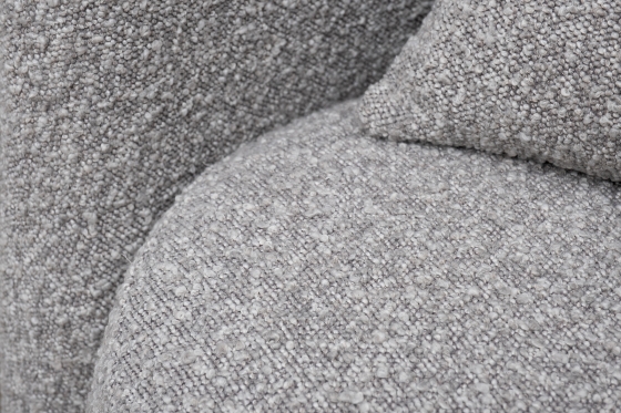 Кресло Verona вращающееся, букле серый Orso-SER/бронза 70X77X80 CMсм 3