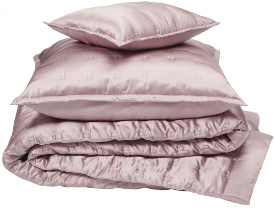 Покрывало из шёлка Windsor Silk Bedspread 270X270 CM Vintage Pink 2