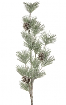 Сосновая заснеженная ветка Pine 80 CM