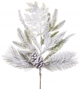 Сосновая заснеженная ветка Flock Pine 76 CM