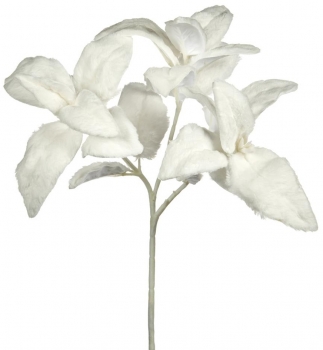 Искусственная заснеженная ветка Furry Poinsettia 66 CM