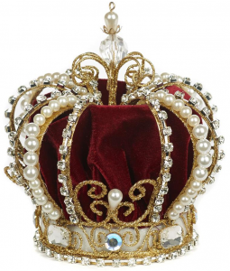 Корона для верхушки ели Jewel Crown TT 17X17X22 CM