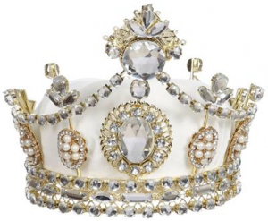 Корона для верхушки ели Jewel Crown 17X17X13 CM