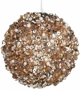 Новогоднее украшение шар Mother of Pearl 8 CM