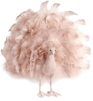 Новогоднее украшение Feath open tail Peacock 40 CM