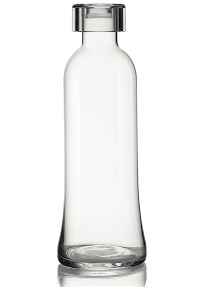 Бутылка для воды стеклянная 1 L прозрачная 1