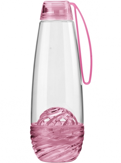 Бутылка для фруктовой воды H2O розовая 1