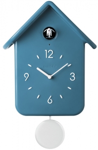 Часы с кукушкой QQ 25X12X38 CM синие