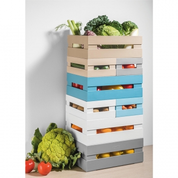 Набор из 2 ящиков Tidy & Store 31X23X12 / 23X16X8 CM бежевый