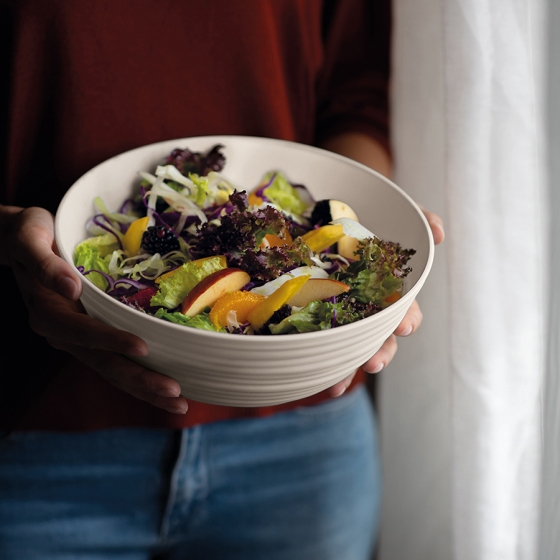 Миска Tierra Ø25 CM бежево-розовая 2