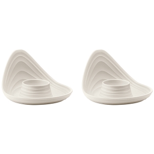 Набор подставок для яиц tierra, молочные, 2 шт.