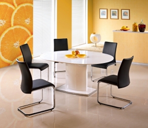 Стол обеденный Halmar FEDERICO, раскладной (белый)