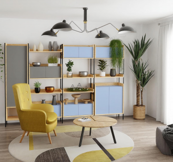 Комод модульный из коллекции Mobius 78X41X83 CM