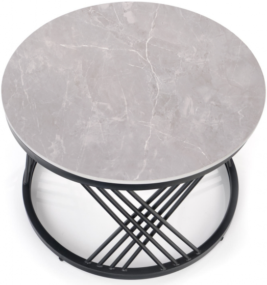 Комплект из двух столиков Flamingo 80X80X46 / 60X60X40 CM 4