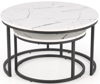 Комплект из двух столиков Java 79X79X47 / 59X59X37 CM