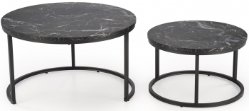 Комплект из двух столиков Java 79X79X47 / 59X59X37 CM