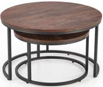 Комплект из двух столиков Java 79X79X47 / 59X59X37 CM