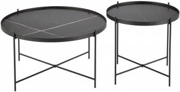 Комплект из двух столиков Julieta 70X70X40 / 48X48X47 CM