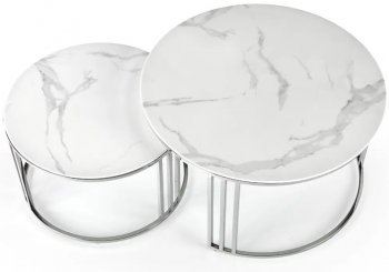 Комплект столиков Mercury 60X60X38 / 80X80X45 CM